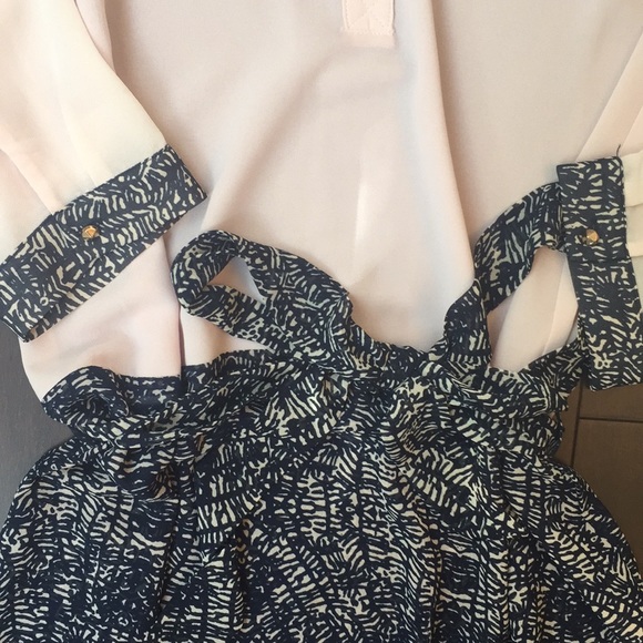 Light Drop Waist Shirt Dress with Slip - Picture 4 of 5